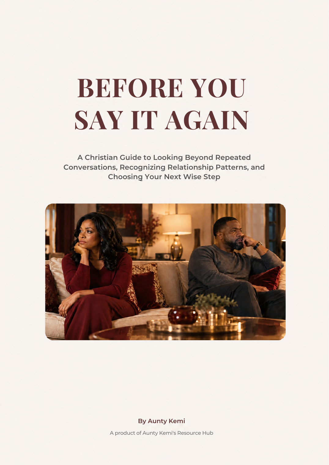 Before You Say It Again workbook cover